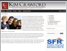 Tablet Screenshot of kimcrawfordhomes.com